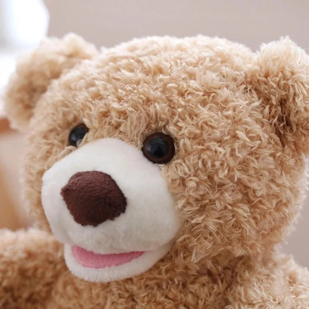 Peek-A-Boo Talking Bear with Blanket – Interactive Plush Toy Repeats What You Say, Sings Songs – Musical Stuffed Animal Gift for Kids, Babies