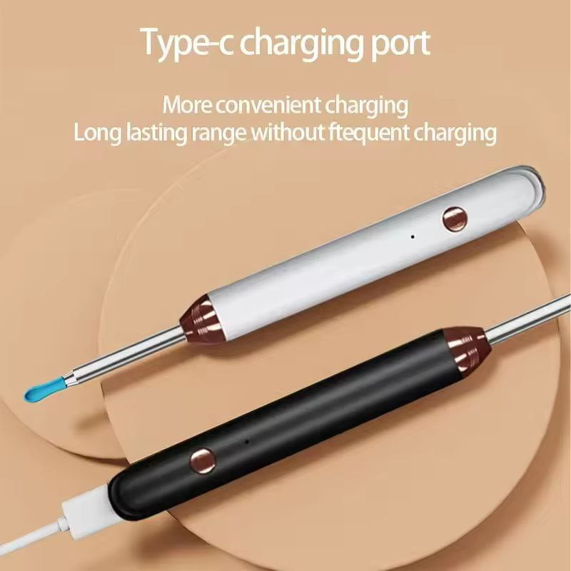 Earwax Removal Tool Kit with HD Camera Wifi Connection & LED Lights Endoscope Tool Ear Cleaner for iOS & Android