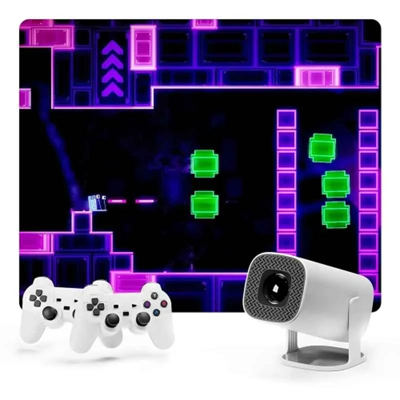 S40 Android 11 Smart Mini Projector (4K Support, WiFi + Bluetooth)
