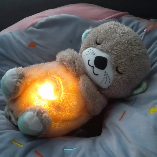 Breathing Teddy Bear with Music, Sound, Light and and Breathing Motion| Breathing Teddy Bear Soft Toy for Kids or Babys| Best Gift for Kids