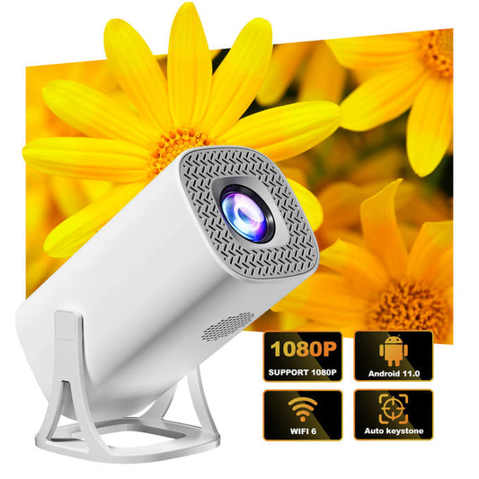 S40 Android 11 Smart Mini Projector (4K Support, WiFi + Bluetooth)