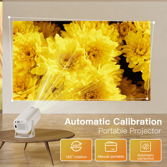 S40 Android 11 Smart Mini Projector (4K Support, WiFi + Bluetooth)