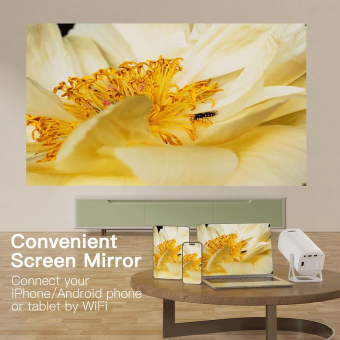S40 Android 11 Smart Mini Projector (4K Support, WiFi + Bluetooth)