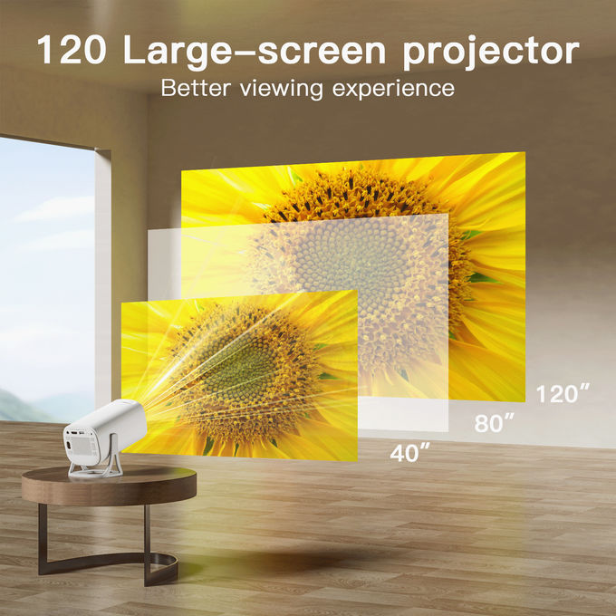 S40 Android 11 Smart Mini Projector (4K Support, WiFi + Bluetooth)